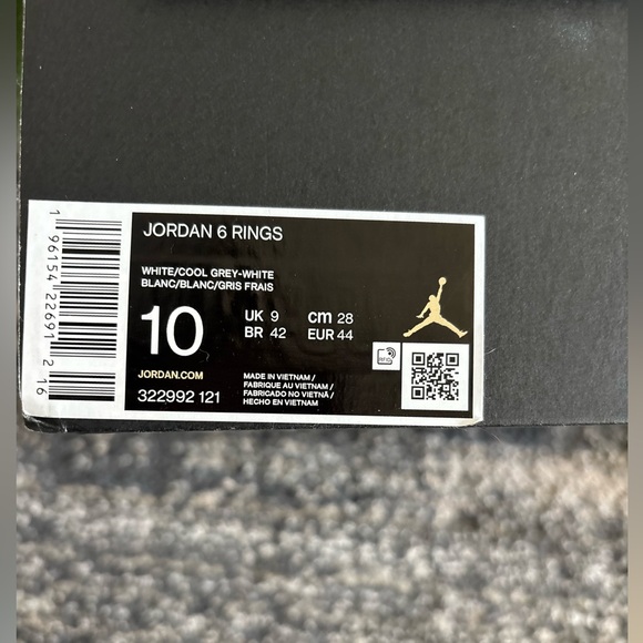 Jordan 6 Rings - Picture 7 of 8